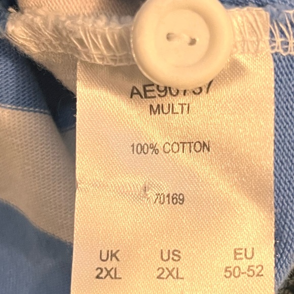 Cotton Traders - A Passion For Rugby - XXL - Stripped Rugby Shirt - 100% Cotton - Picture 4 of 14